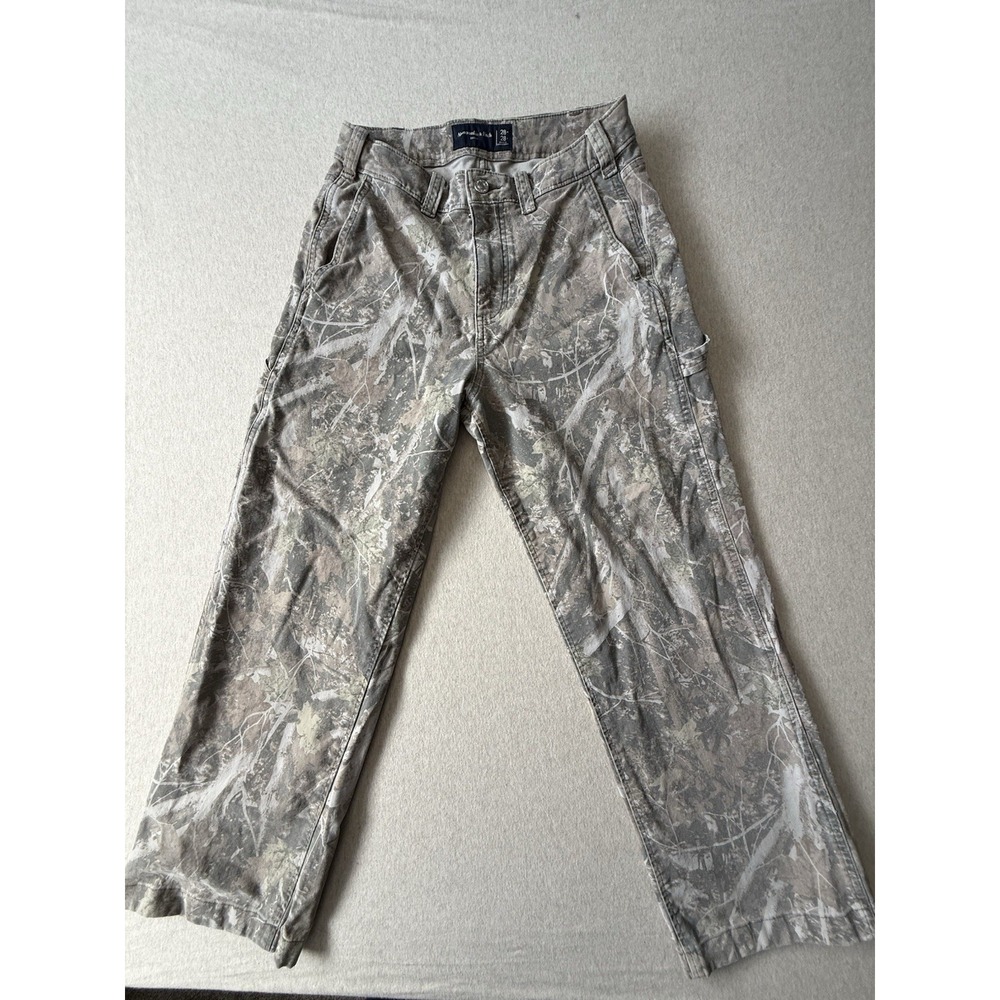 Abercrombie & Fitch Woman's Jeans 28x28 Camo Style Pattern